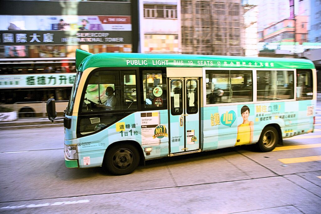 Hong Kong Green minibus