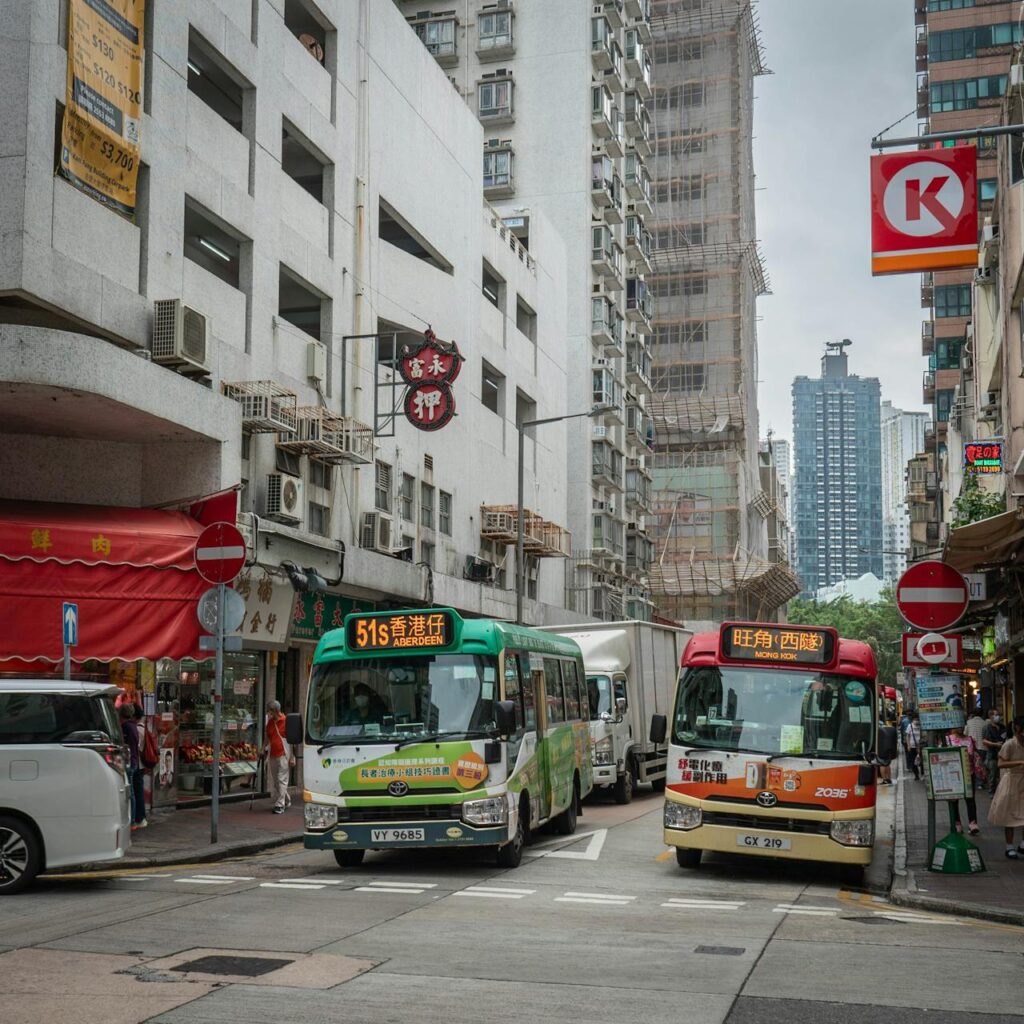 Hong Kong Green and Red minibus